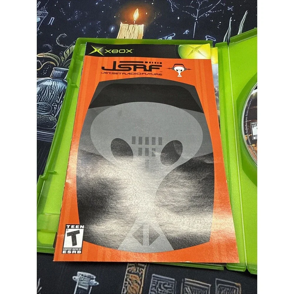 Sega GT 2002 & Jet Set Radio Future JSRF Original Xbox Complete Both Manuals